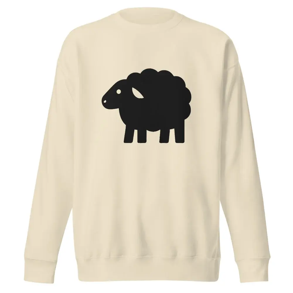 Black Sheep - Bone Unisex Premium Sweatshirt
