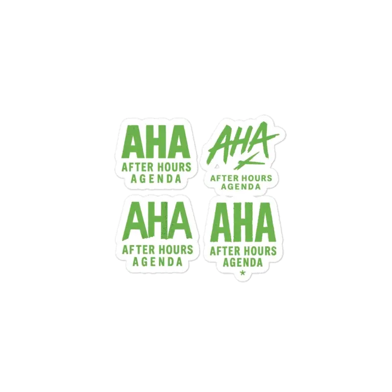 Branded White Bubble-free Stickers