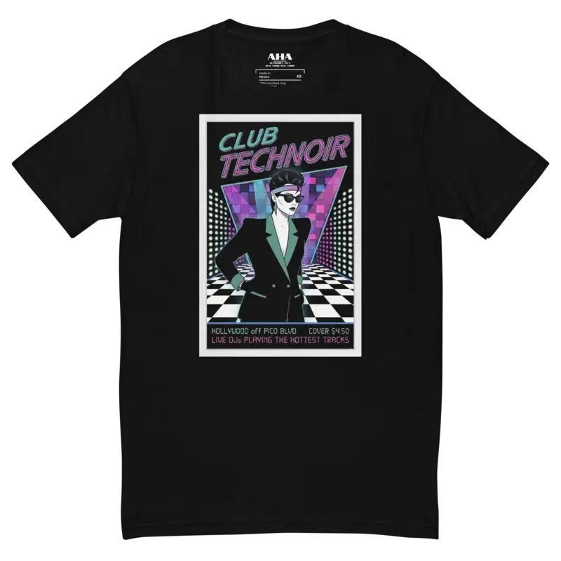 Club TechNoir - Black Unisex Short Sleeve T-shirt