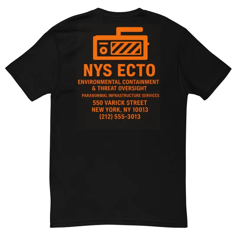 NYS ECTO - Black Short Sleeve T-shirt