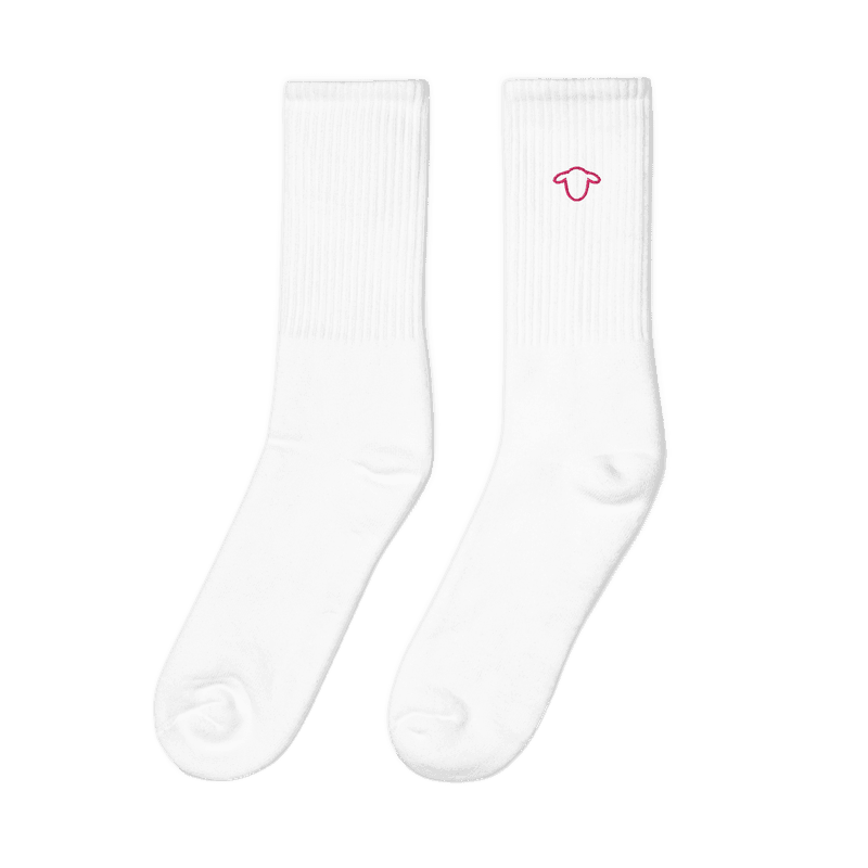 Pink Sheep Comfy Socks