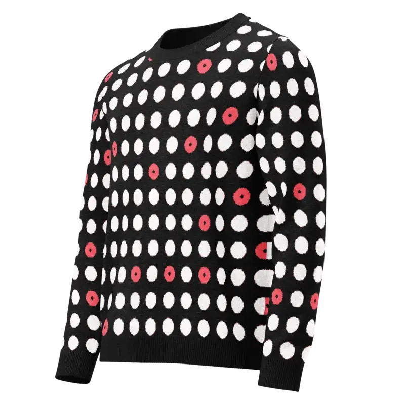 Dots - Unisex Knitted Crewneck Sweater