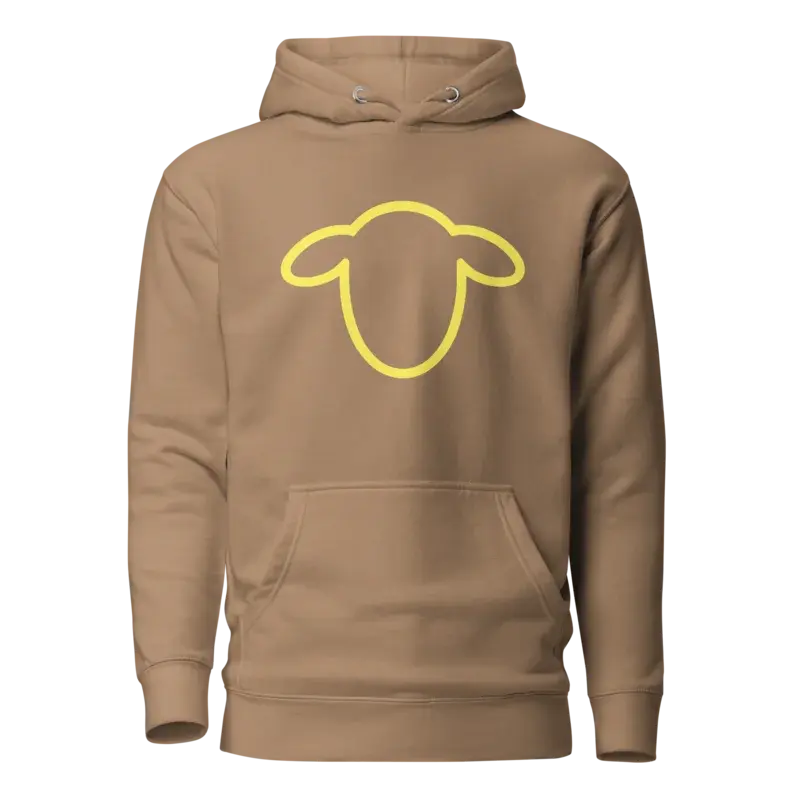 Sheep Min - Dark Tan Unisex Hoodie