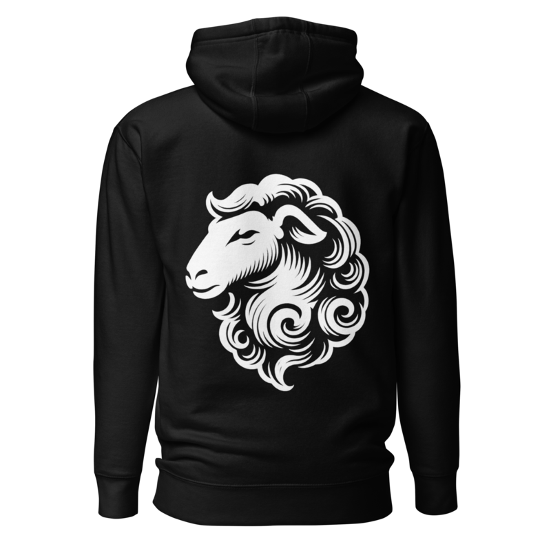 Royal - Black Unisex Hoodie