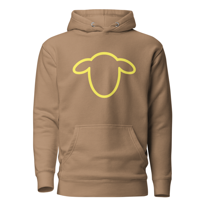 Sheep Min - Dark Tan Unisex Hoodie