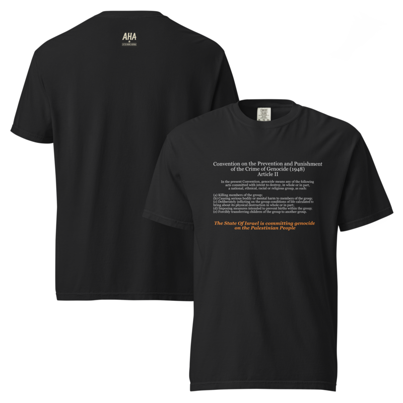 Unisex the Crime of Genocide *Comfort Colors